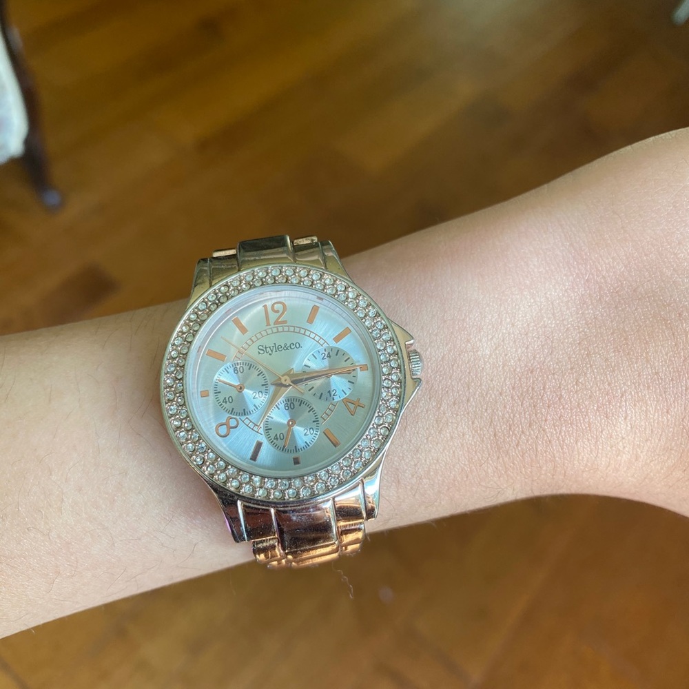 Rose Gold Style & CO. Watch